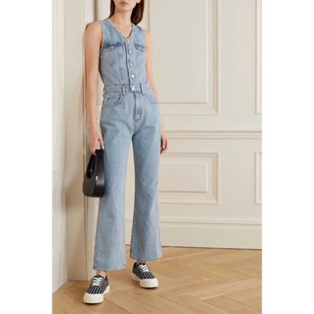 Agolde light denim ‘70’s jumpsuit Size 0